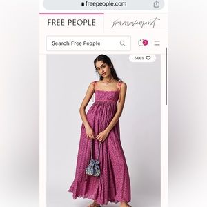 Free People Emmeline Dress, Ivory Combo